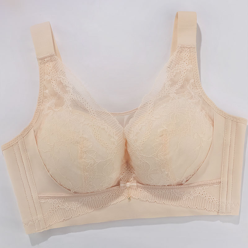Sutien minimizator pentru busturi mari, subtire si respirabil, confortabil, sustinere laterala a sânilor, dantelă sexy, reglabil, anti-transparență