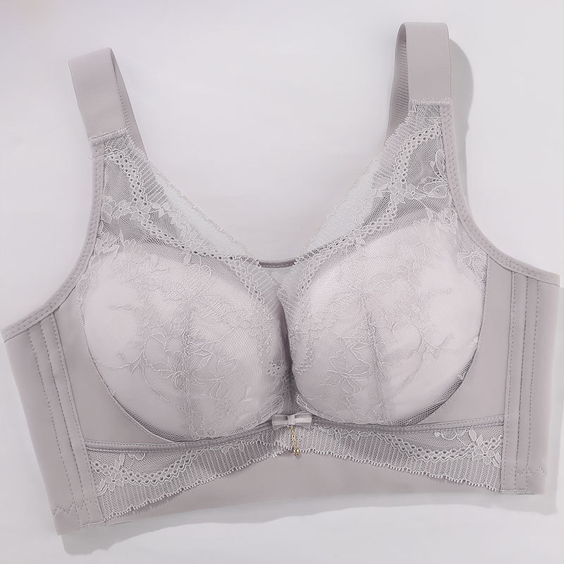 Sutien minimizator pentru busturi mari, subtire si respirabil, confortabil, sustinere laterala a sânilor, dantelă sexy, reglabil, anti-transparență