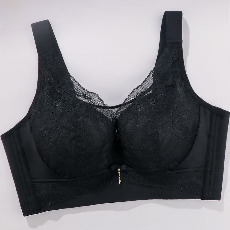 Sutien minimizator pentru busturi mari, subtire si respirabil, confortabil, sustinere laterala a sânilor, dantelă sexy, reglabil, anti-transparență