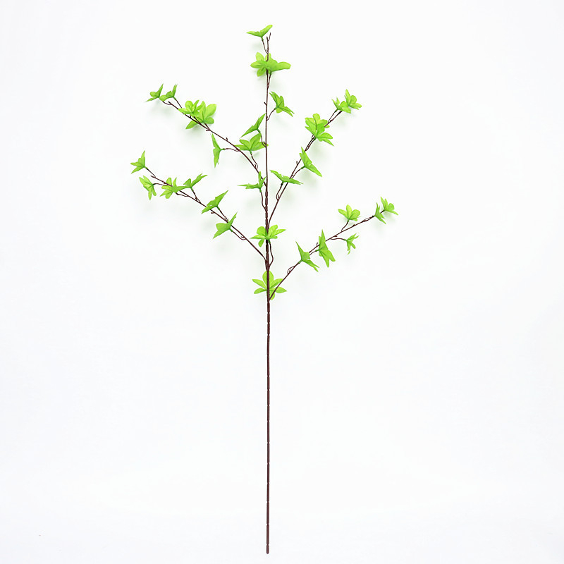 Plantă artificială, arbore japonez clopot, bonsai de interior cu frunze în formă de clopot și un singur trunchi