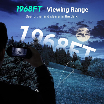 4K kültéri infravörös éjjellátó távcső 10x digitális zoommal vadászathoz és kempingezéshez