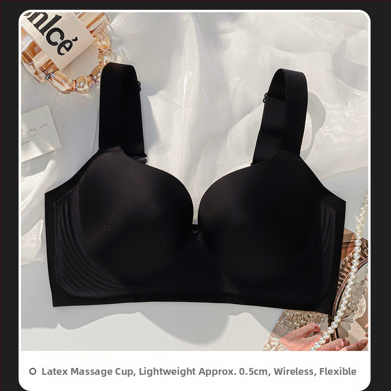 Bezšvová podprsenka pre ženy s veľkým poprsím, tenký dizajn, bez kostíc, proti ovisnutiu, nastaviteľná, plus size, lichotivý chrbát