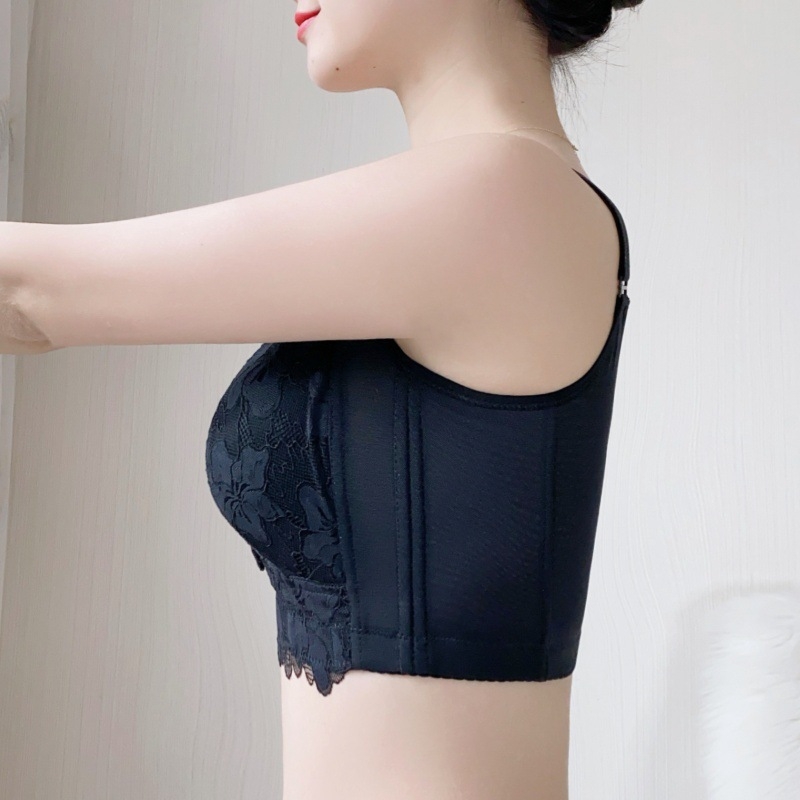 Sutien bandeau fără bretele, mărime plus, fără arc, minimizează bustul și modelează zonele laterale, închidere la spate cu șase rânduri de cârlige