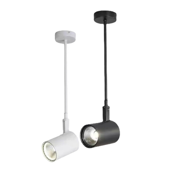 Spot LED cu braț lung pentru expoziții și nunți, lampă cu tijă lungă, COB clip spotlight pentru fundalul unei galerii, montaj pe suprafață reglabil
