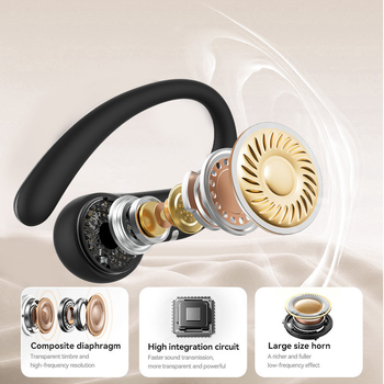 Ασύρματα ακουστικά Bluetooth K50 για παιχνίδια, χαμηλή καθυστέρηση, Bluetooth 5.4, κλήσεις HD, στερεοφωνικός ήχος