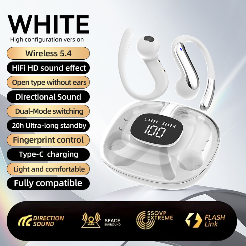 Ασύρματα ακουστικά Bluetooth K50 για παιχνίδια, χαμηλή καθυστέρηση, Bluetooth 5.4, κλήσεις HD, στερεοφωνικός ήχος