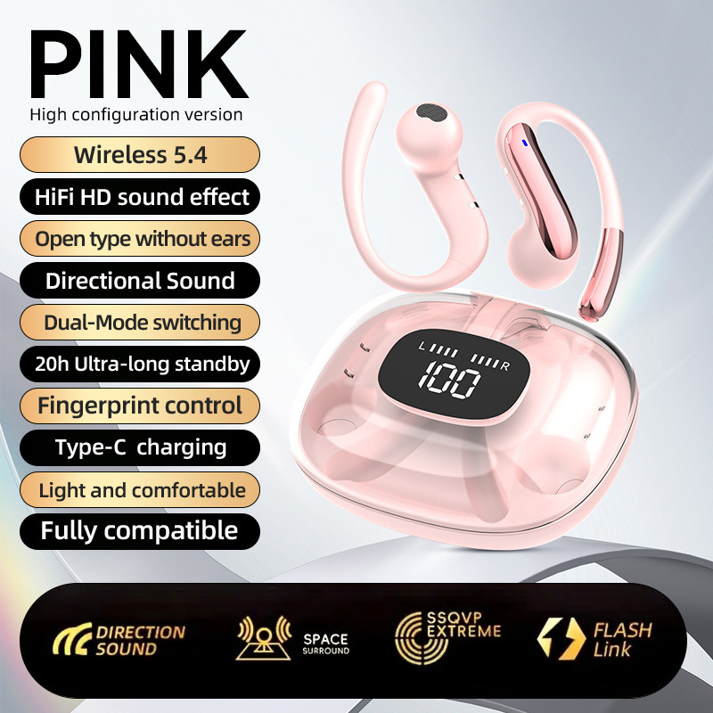 Ασύρματα ακουστικά Bluetooth K50 για παιχνίδια, χαμηλή καθυστέρηση, Bluetooth 5.4, κλήσεις HD, στερεοφωνικός ήχος