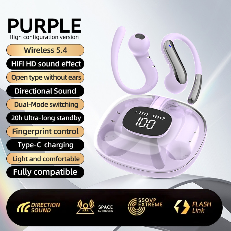 Ασύρματα ακουστικά Bluetooth K50 για παιχνίδια, χαμηλή καθυστέρηση, Bluetooth 5.4, κλήσεις HD, στερεοφωνικός ήχος