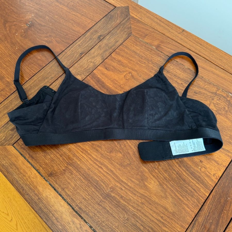 Sutien femeie stil franțuzesc, cupe 3/4, push-up, cupe cu design de urechi de iepure, ușor, din bumbac, plăcut la atingere