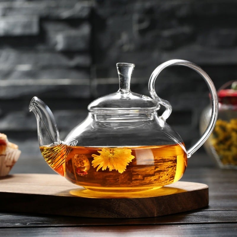 Ceainic cu mâner înalt, coadă de fenix pentru casă sau birou, design minimalist, infuzie de ceai în stil kung fu cu filtru