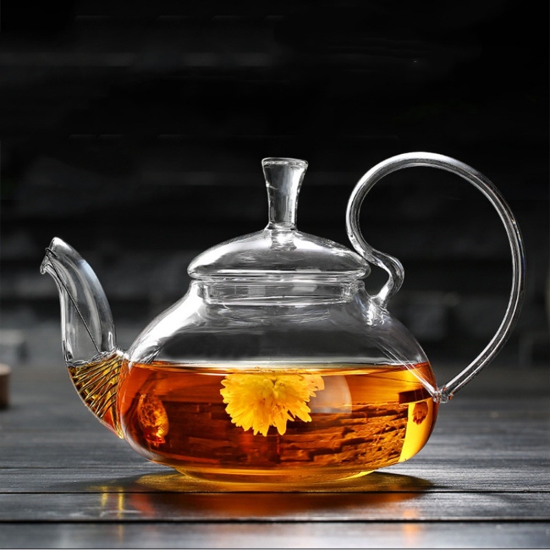 Ceainic cu mâner înalt, coadă de fenix pentru casă sau birou, design minimalist, infuzie de ceai în stil kung fu cu filtru