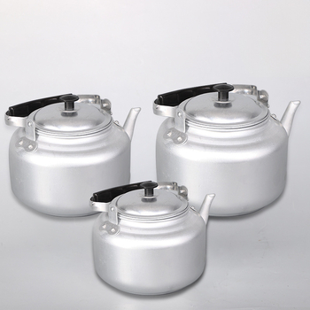 Ceainic retro din aluminiu, cu filtru, mini ceainic pentru ceai și apă fierbinte