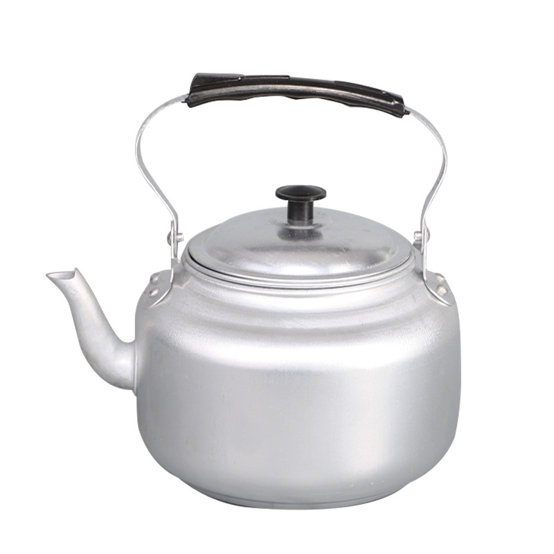 Ceainic retro din aluminiu, cu filtru, mini ceainic pentru ceai și apă fierbinte