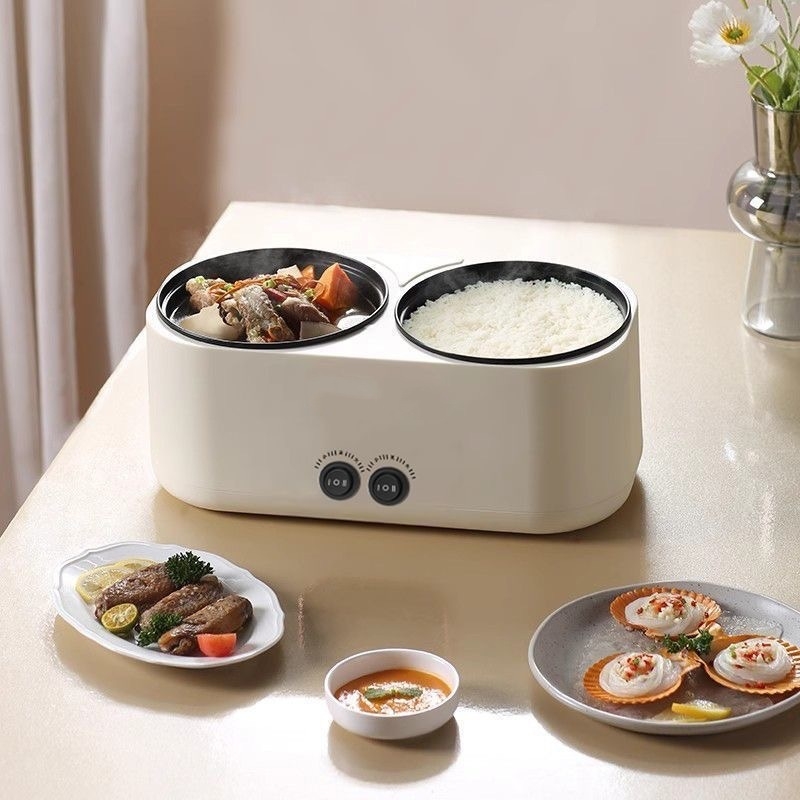 Cuptor electric cu două cuve: orezieră și oală fierbinte, cu funcții de prăjit, fierbere de tăiței și porridge