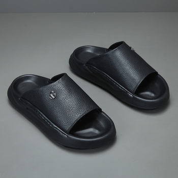 Muške sandale od prave kože, slip-on, europski stil, ljetne casual cipele, veličina 45, vrhunska kvaliteta