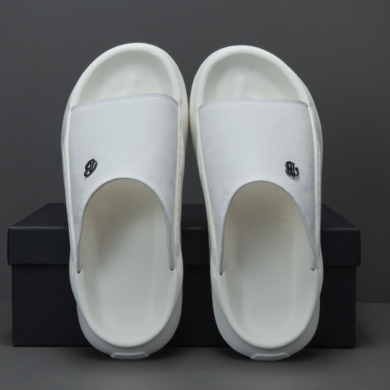 Muške sandale od prave kože, slip-on, europski stil, ljetne casual cipele, veličina 45, vrhunska kvaliteta
