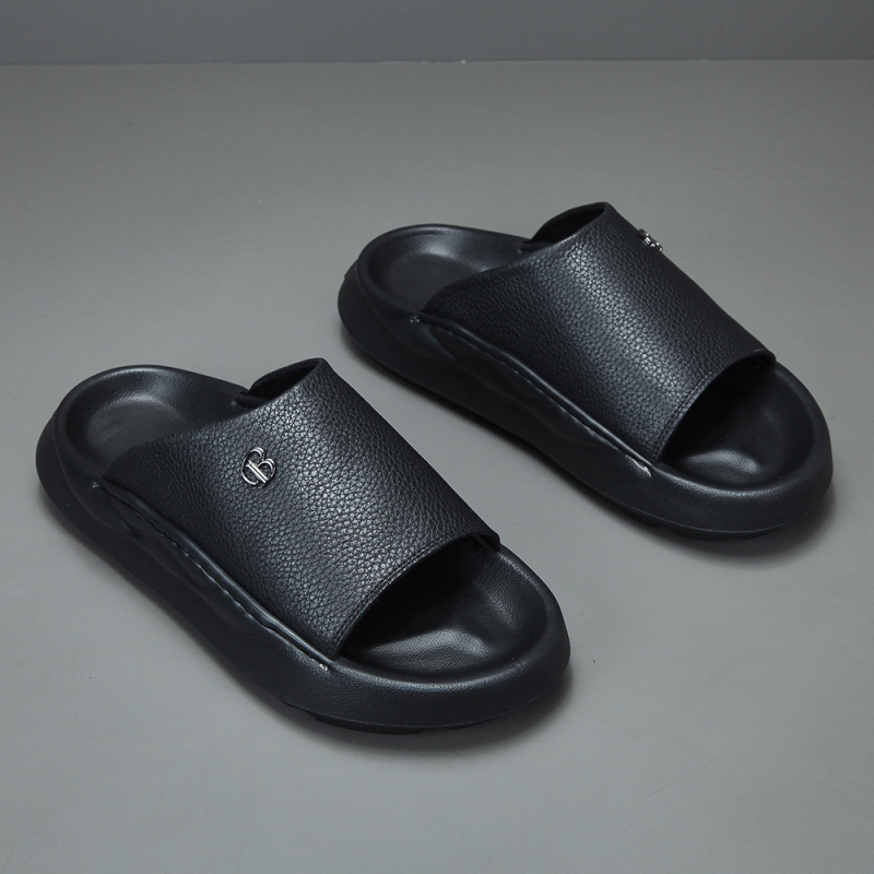 Muške sandale od prave kože, slip-on, europski stil, ljetne casual cipele, veličina 45, vrhunska kvaliteta