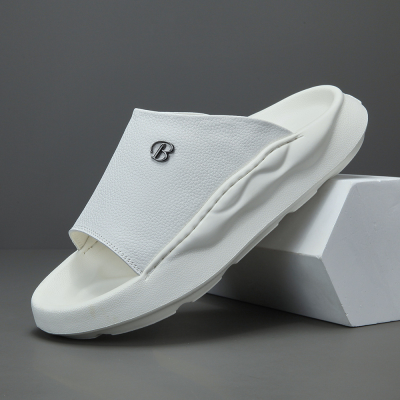 Muške sandale od prave kože, slip-on, europski stil, ljetne casual cipele, veličina 45, vrhunska kvaliteta