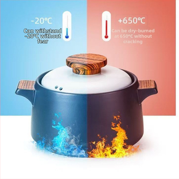 Oală ceramică de lut pentru aragaz cu gaz, rezistentă la temperaturi înalte, pentru supe și tocănițe, stil chinezesc