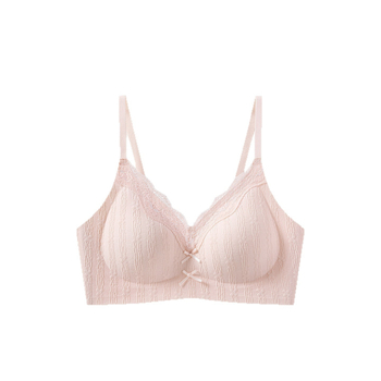 Sutien din mătase Mulberry, fără sârmă, dantelă, pentru femei, push-up pentru sâni mici, fără cusături, subțire și respirabil