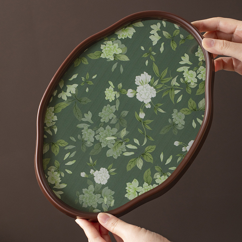Tavă de ceai din sticlă pentru uz casnic, tavă compactă de infuzie pentru sufragerie sau birou, tavă de servire a ceaiului, set Gongfu