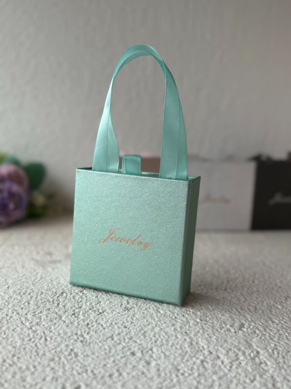 Cutie de ambalare bijuterii cu sertar portabil, în șase culori, stil minimalist, pentru coliere și accesorii mici