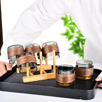 Ceasca de ceai din sticla borosilicată rezistentă la căldură, pentru uz casnic – ceremonie Gongfu