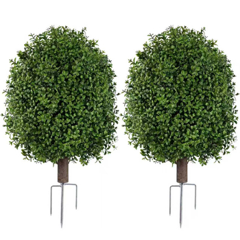 Plantă artificială boxwood pentru gazon și grădină, decor exterior, înălțime 30–100 cm