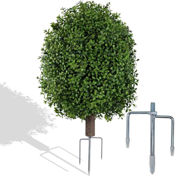Plantă artificială boxwood pentru gazon și grădină, decor exterior, înălțime 30–100 cm