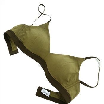 Sutien cu cupa triunghiulară, stil francez, pentru femei, subțire, bust mic, model de strângere, fără arc, fără cusături, modal