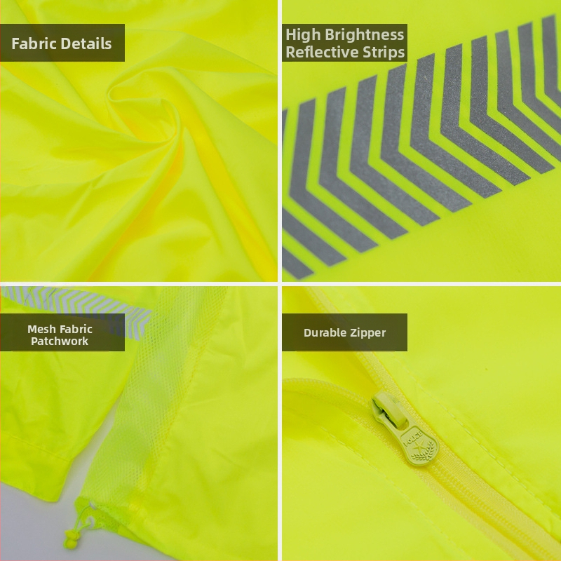 Reflexné oblečenie na ochranu pred slnkom z tkaniny Ice Silk, UV ochrana, priedušná letná bunda unisex