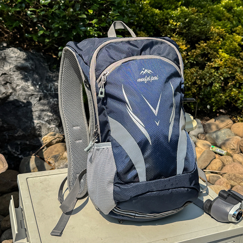 Vodootporan ruksak za planinarenje, lagan, svestran, nylon sport ruksak za aktivnosti na otvorenom s reflektirajućim detaljima za biciklizam