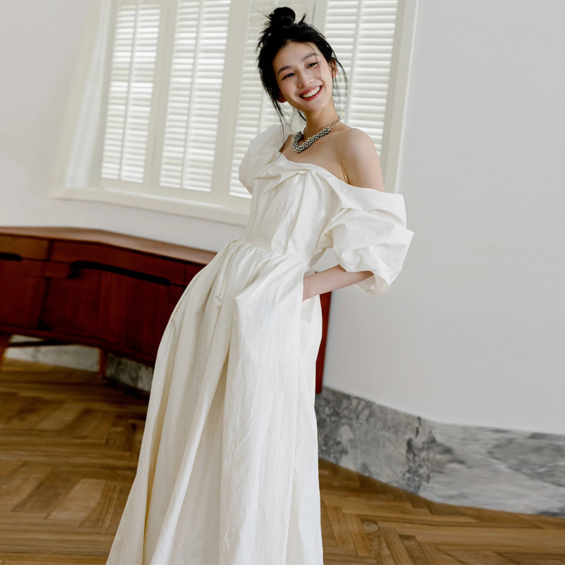 Rochie de mireasă ușoară, stil prințesă, fără bretele, pentru logodnă și recepție de seară