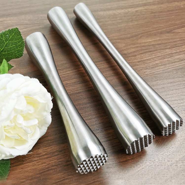 Instrument pentru cocktail din oțel inoxidabil: tijă de zdrobire a gheții, bețișor de lămâie, instrument de bar