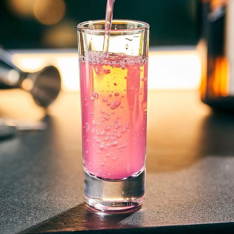 Set de pahare din sticlă pentru băuturi spirtoase, cu fund gros, pentru uz casnic — pahare mici de vin și de cocktail