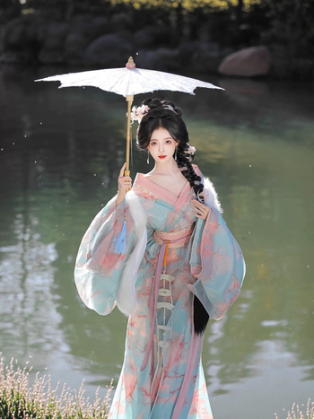 Hanfu pentru femei, în stil Jin – hanfu eteric pentru purtare zilnică, stil tradițional chinezesc