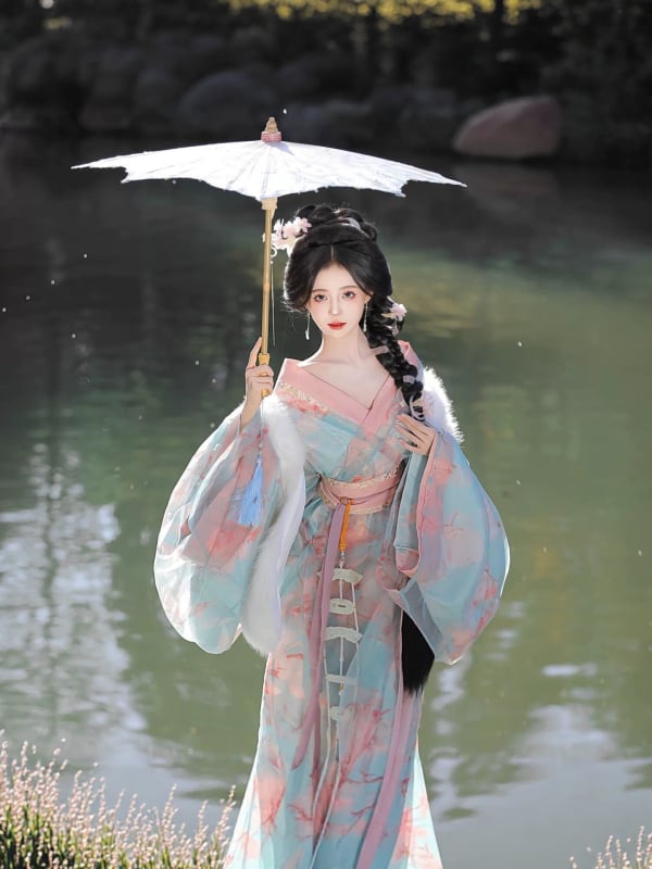 Hanfu pentru femei, în stil Jin – hanfu eteric pentru purtare zilnică, stil tradițional chinezesc