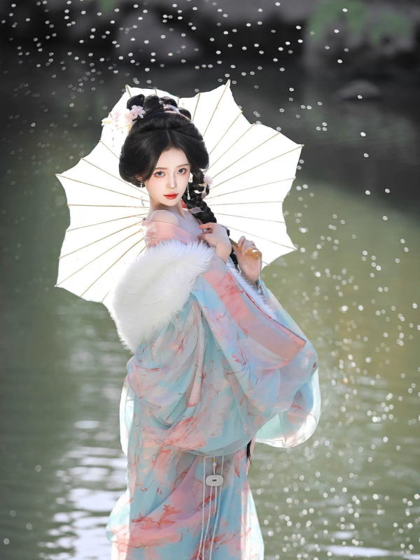 Hanfu pentru femei, în stil Jin – hanfu eteric pentru purtare zilnică, stil tradițional chinezesc