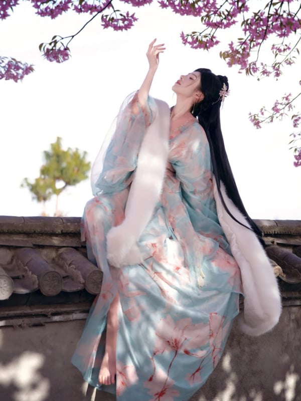 Hanfu pentru femei, în stil Jin – hanfu eteric pentru purtare zilnică, stil tradițional chinezesc