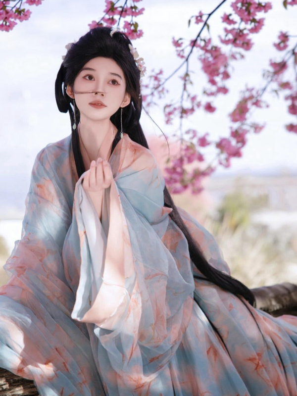 Hanfu pentru femei, în stil Jin – hanfu eteric pentru purtare zilnică, stil tradițional chinezesc