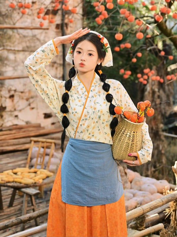 Hanfu pastoral 2026 – nou model pentru protagonista feminină, set complet de costume pentru scenă