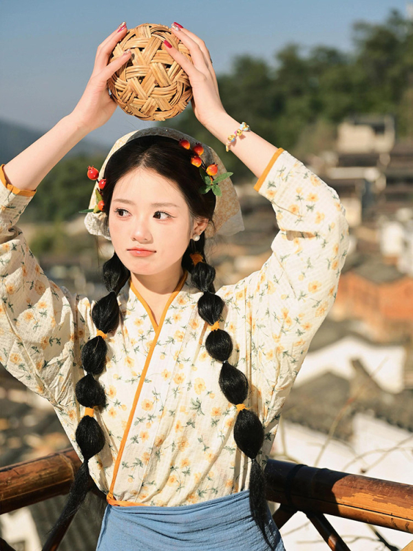 Hanfu pastoral 2026 – nou model pentru protagonista feminină, set complet de costume pentru scenă