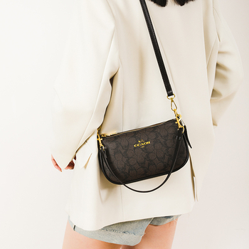 Geantă de umăr crossbody din PU, mică, pătrată, stil retro, vară 2025