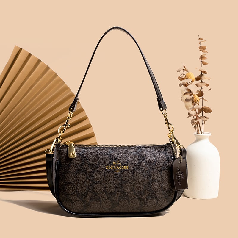 Geantă de umăr crossbody din PU, mică, pătrată, stil retro, vară 2025