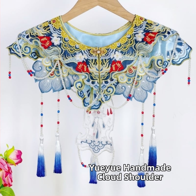 Dvojvrstvové šaty učenca Hanfu s vyšívaným drakom a obláčikovými ramennými detailmi, unisex pre dospelých, promócie v starovekom štýle