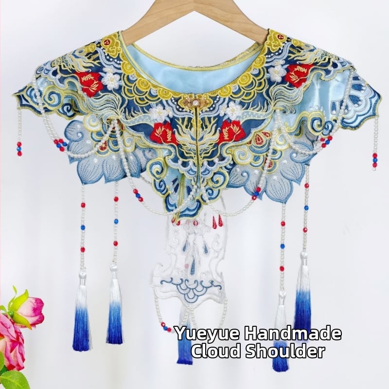 Dvojvrstvové šaty učenca Hanfu s vyšívaným drakom a obláčikovými ramennými detailmi, unisex pre dospelých, promócie v starovekom štýle