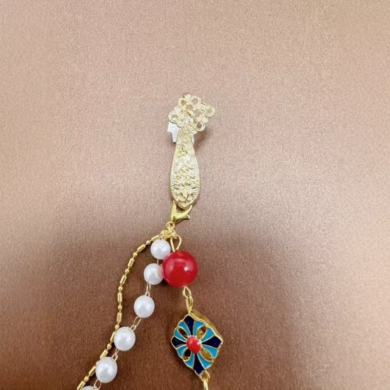 Pandantiv Ruyi pentru Hanfu, cu ciucuri, accesorii în stil chinezesc pentru femei
