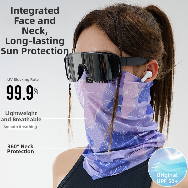 Ciklistički šal s UV zaštitom i zaštitom od sunca, Ice Silk šal za vrat, prozračan dizajn