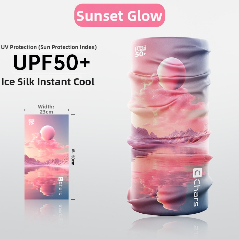Ciklistički šal s UV zaštitom i zaštitom od sunca, Ice Silk šal za vrat, prozračan dizajn
