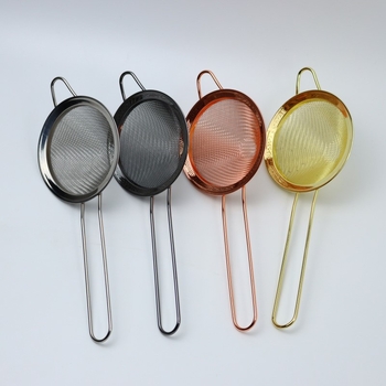 Filtru metalic electroplacat în stil european, sită conică triunghiulară